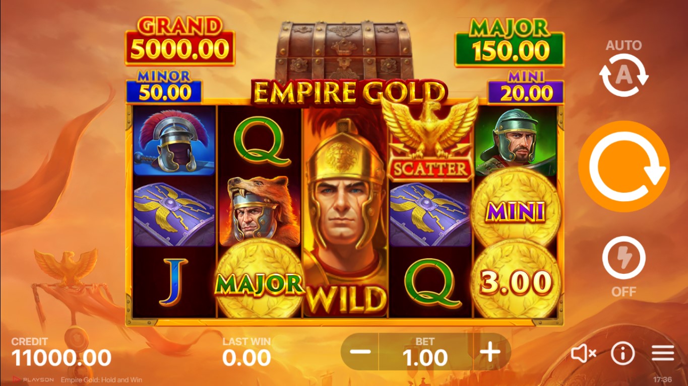 Empire Gold: Mantener y ganar