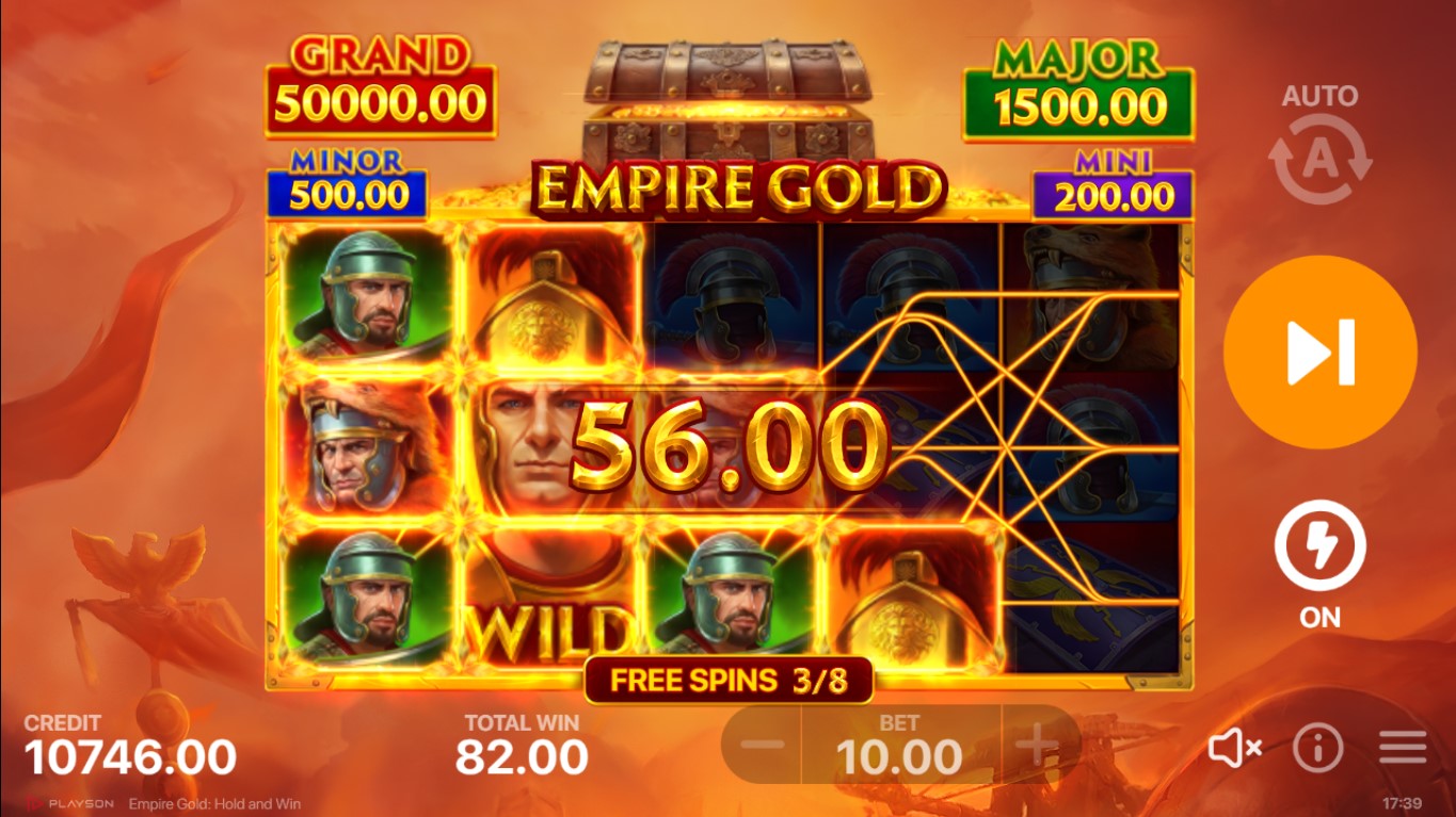 Empire Gold: Mantener y ganar