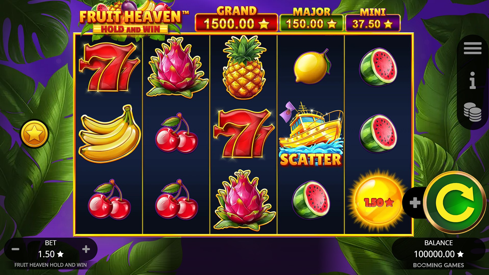 Fruit Heaven Hold and Win