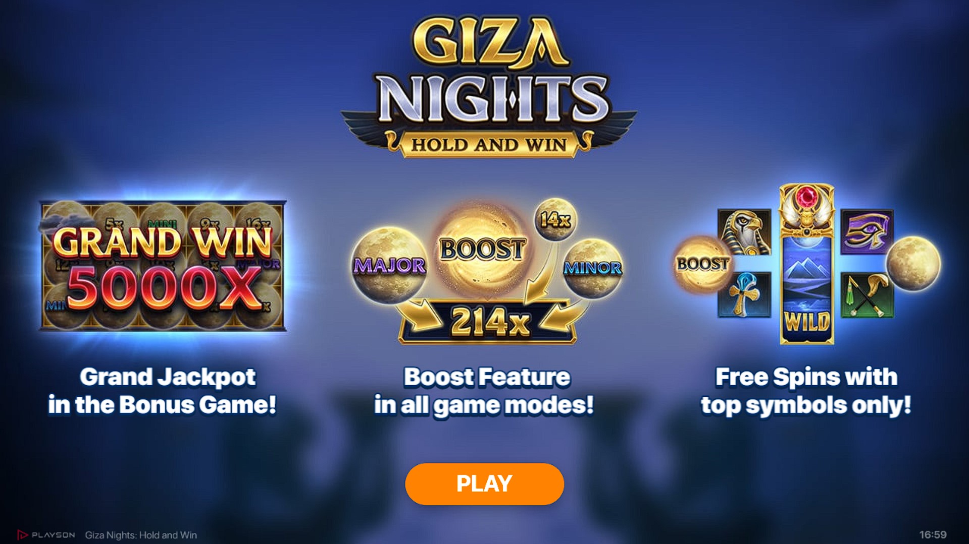 Noches de Giza: Hold and Win