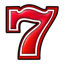 El símbolo 7 en 20 Burning Hot Clover Chance