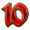 El símbolo 10 en 7 Shields of Fortune