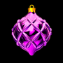 El símbolo Árbol de Navidad de juguete en forma de diamantes morados en Royal Xmass 2