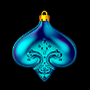 El símbolo Árbol de Navidad de juguete azul en Royal Xmass 2