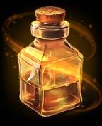 El símbolo Elixir amarillo en Sisters of OZ WowPot