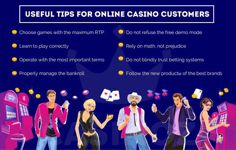 consejos para clientes de casinos en línea