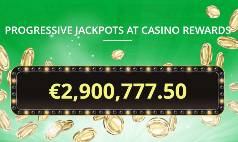 Jackpots progresivos de Casino Rewards