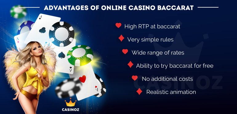 ventajas de jugar al baccarat en un casino en línea