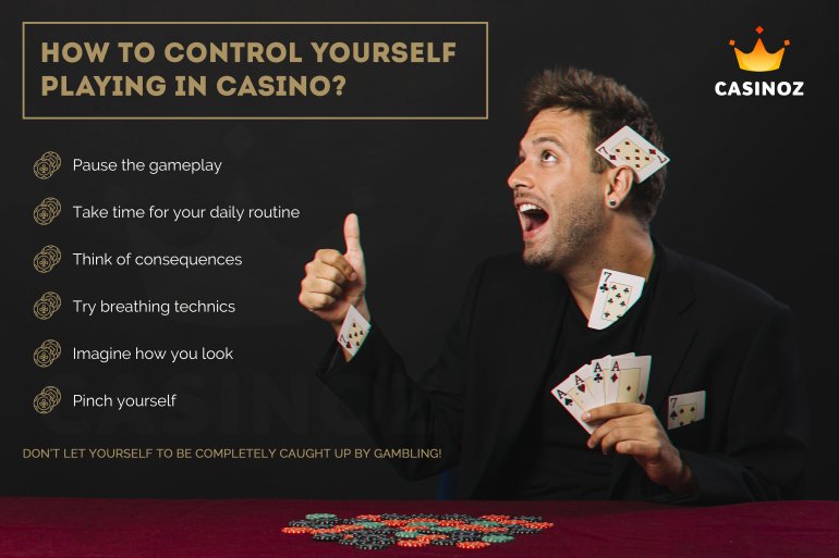 how to control yourself while jugar en el casino?