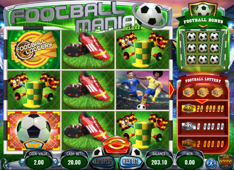 tragaperras Football Mania deluxe - Wazdan