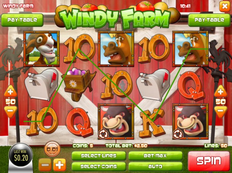 Vídeo tragaperras Windy Farm