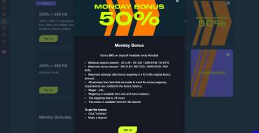 50% Bonus of up to 300 euros on Mondays at Gama Casino: Bonificación por recarga