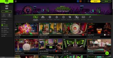 888 casino: Distribuidores en directo