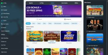 BetVictor Casino: Página web del club