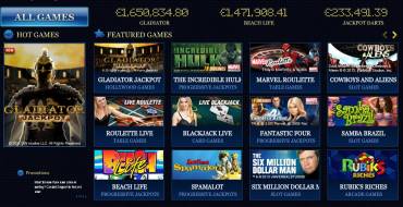 Europa casino: Juegos