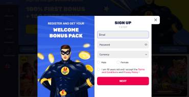 InstantPay Casino: Inscribirse