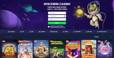 SpaceWin Casino: Sitio web oficial