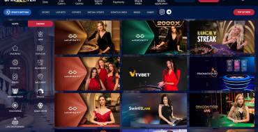 SpinBetter Casino: Distribuidores en directo