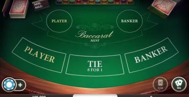 Mini Baccarat: Baccarat