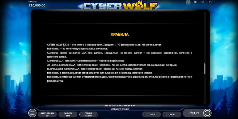Dados Cyber Wolf