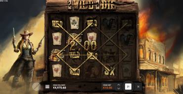 2 Wild 2 Die: Tabla de pagos