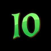 El símbolo 10 en 9 Pots of Gold Megaways