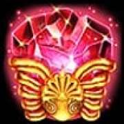 El símbolo Ruby en Ancient Fortunes Poseidon: WowPot Megaways