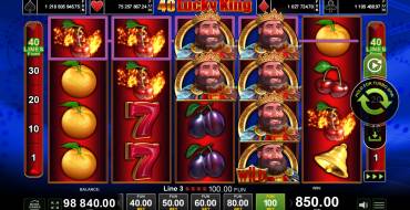 40 Lucky King: Ganancias