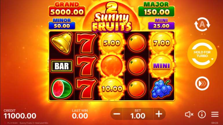 Sunny Fruits 2: Aguanta y gana