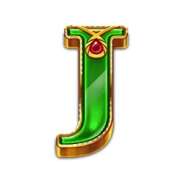 El símbolo J en Anubis Rising Jackpot King