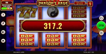 777 – Dragon’s Rage: Ganancias