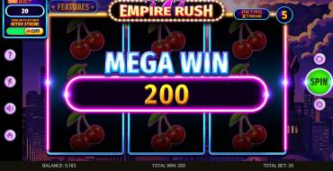 777 – Empire Rush: Ganancias