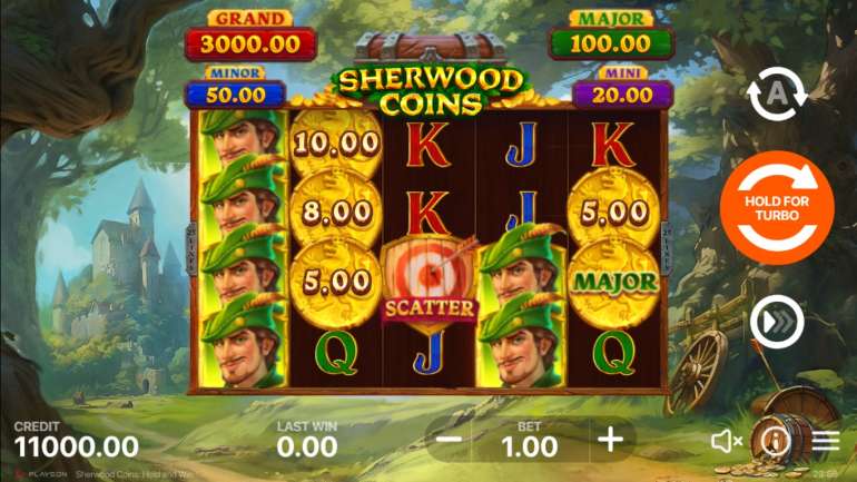 Monedas de Sherwood: Hold and Win