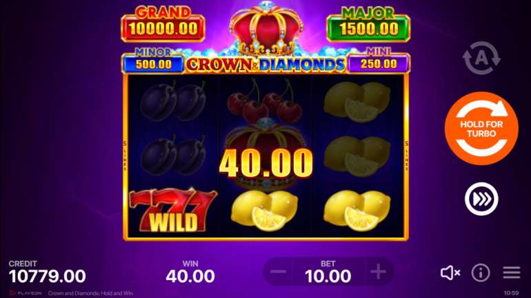 Corona y Diamantes: Hold and Win