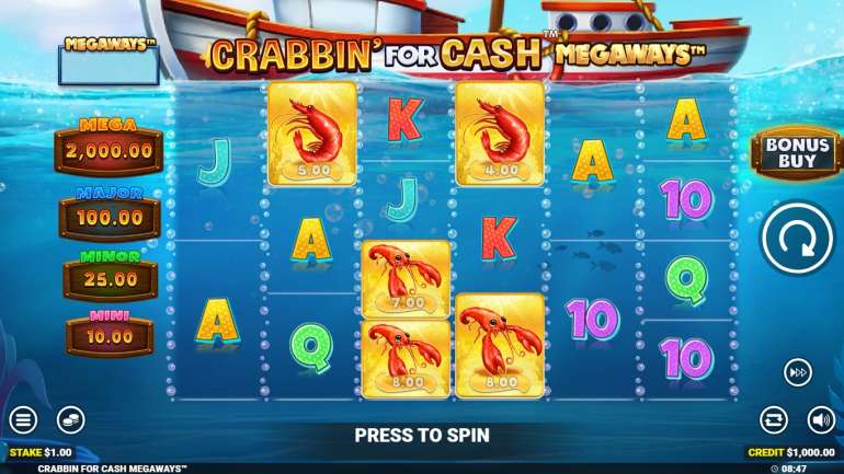 Mega-venta de Crabbin' for Cash