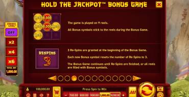 9 Lions Hold the Jackpot: Tiradas gratuitas y/o re-giros