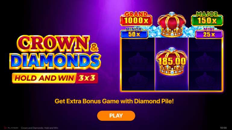 Corona y Diamantes: Hold and Win