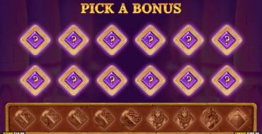 Anubis Rising Jackpot King: Juegos de bonificación