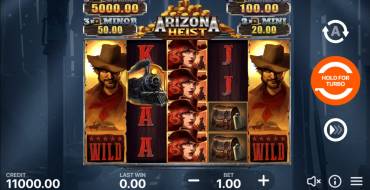 Arizona Heist: Hold and Win: Interfaz