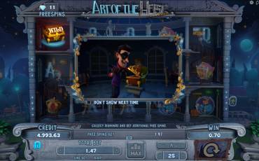 Art of the Heist tragamonedas online