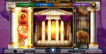 Athena’s Glory – Hold & Hit: Giros gratis