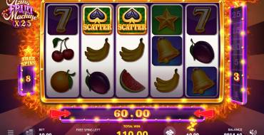 Azino Fruit Machine X25: Función de bonificación