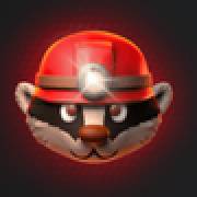 Badger Miners: Un tejón con casco rojo