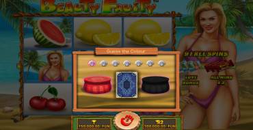 Beauty Fruity: Juego de riesgo