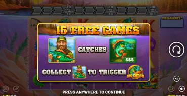 Big Catch Bass Fishing Megaways: Tiradas gratuitas y/o re-giros