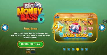 Big Money Bass 6: Características únicas