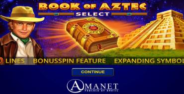 Book of Aztec Select: Máquina tragaperras