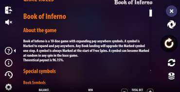 Book of Inferno: Reglas