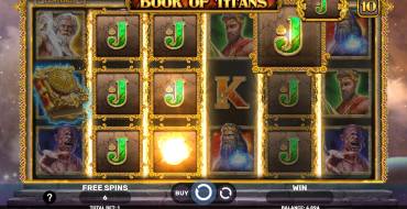 Book Of Titans: Giros gratis