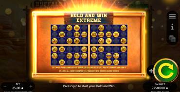 Buffalo Hold And Win Extreme 10000: Juegos de bonificación